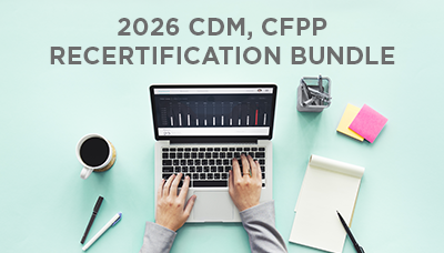 CDM, CFPP - Recertification Bundle
