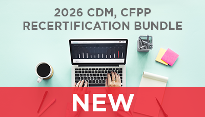 CDM, CFPP - Recertification Bundle