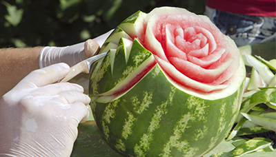 OC - Creative Carvings:  Techniques for Creating Attractive Garnishes & Centerpieces