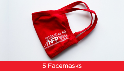 ANFP 60th Anniversary Commemorative Facemask - Pack of 5 Masks
